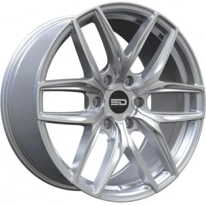Euro Design – Forza 6 – Silver – 20″x9″ 25mm – All weather Wheels – F2096352587S